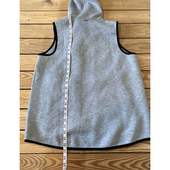 NEW Zuda Full Zip Hooded Vest Size Medium Men’s Grey - Picture 5 of 6